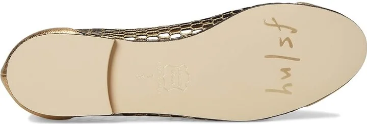 French Sole Meadow Women's Shoes Gold : 8.5 M, Leather - Image 3