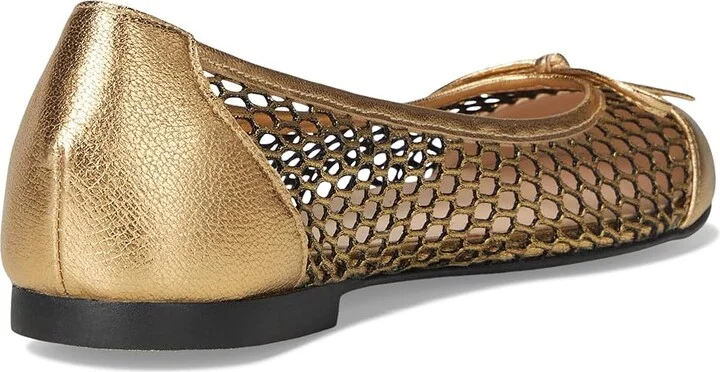French Sole Meadow Women's Shoes Gold : 8.5 M, Leather - Image 4