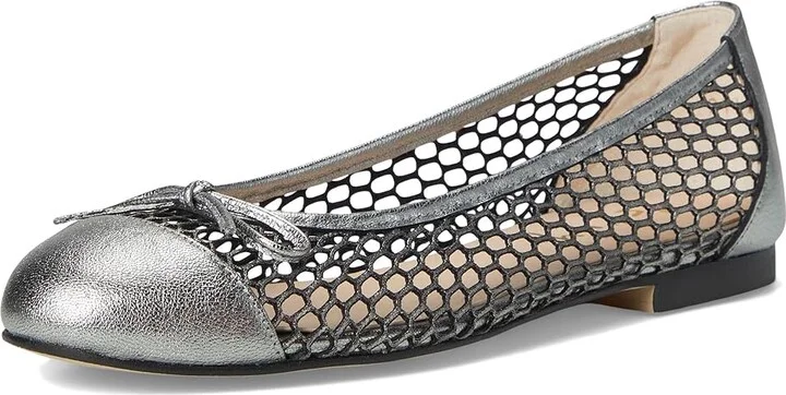 French Sole Meadow Women's Shoes Pewter : 6.5 M, Leather - Image 5