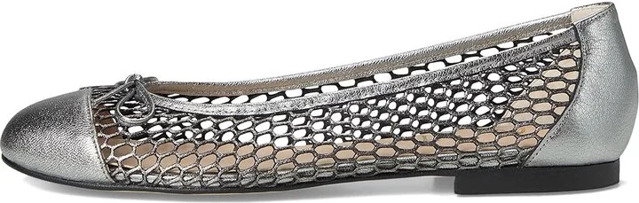 French Sole Meadow Women's Shoes Pewter : 6.5 M, Leather - Image 6