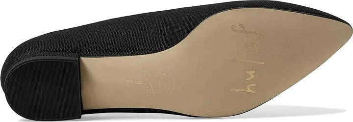 French Sole Melanie Women's Flat Shoes Black Recycled Cotton : 6.5 M, Cotton/Leather/Rubber - Image 3