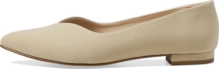 French Sole Melanie Women's Flat Shoes Black Recycled Cotton : 6.5 M, Cotton/Leather/Rubber - Image 11
