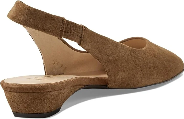 French Sole Mischa Women's Flat Shoes Dark Camel Suede : 7.5 M, Leather/Rubber - Image 4