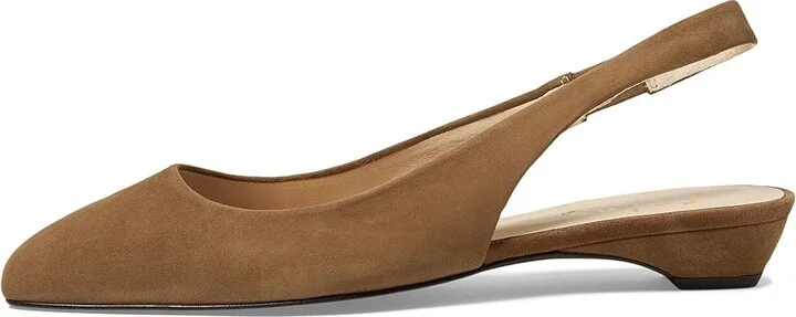 French Sole Mischa Women's Flat Shoes Dark Camel Suede : 7.5 M, Leather/Rubber - Image 5