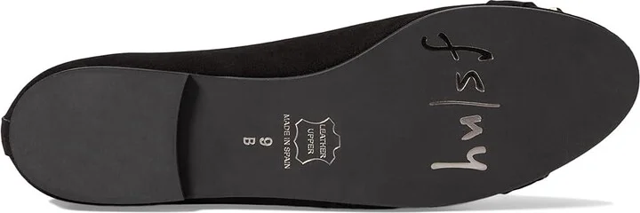 French Sole Monroe Women's Flat Shoes Black Suede : 8 M - Image 3