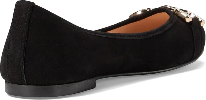 French Sole Monroe Women's Flat Shoes Black Suede : 8 M - Image 4