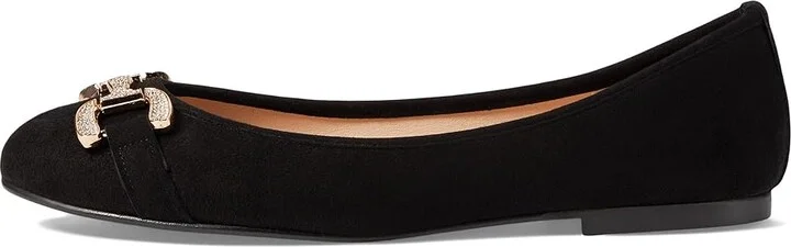 French Sole Monroe Women's Flat Shoes Black Suede : 8 M - Image 5