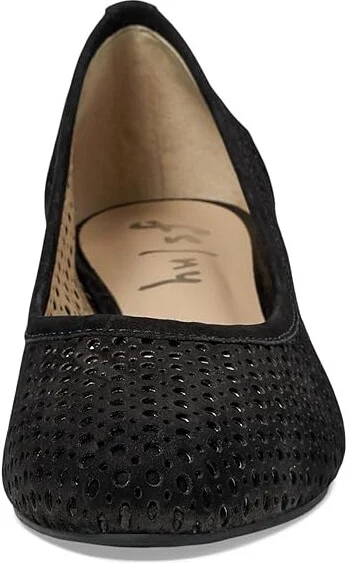 French Sole Mount High Women's Heels Black Nubuk : 8 M, Suede - Image 2