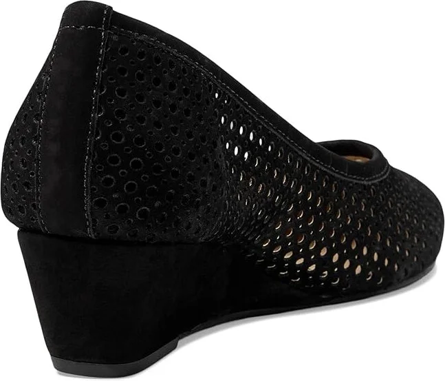 French Sole Mount High Women's Heels Black Nubuk : 8 M, Suede - Image 4