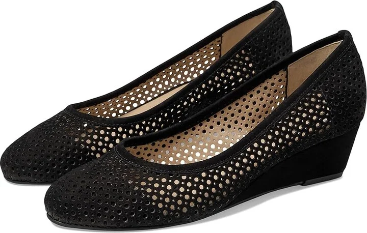 French Sole Mount High Women's Heels Black Nubuk : 8 M, Suede
