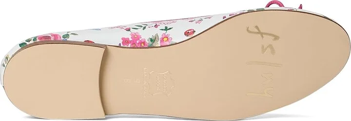 French Sole Naomi Women's Shoes Pink Floral : 9.5 M, Leather - Image 3