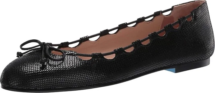 French Sole Nicky Hilton - Charlott Women's Shoes Black Viper Print : 6 M, Leather - Image 2