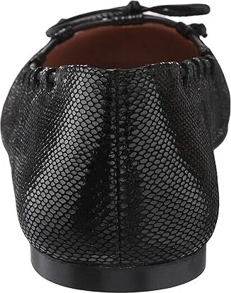 French Sole Nicky Hilton - Charlott Women's Shoes Black Viper Print : 6 M, Leather - Image 5