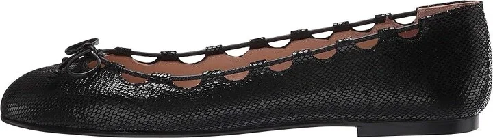 French Sole Nicky Hilton - Charlott Women's Shoes Black Viper Print : 6 M, Leather - Image 7