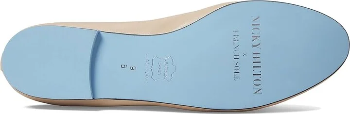 French Sole Nicky Hilton - Kathy Women's Shoes Dark Beige Nappa : 10 M, Leather - Image 3