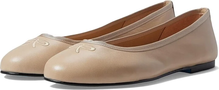 French Sole Nicky Hilton - Kathy Women's Shoes Dark Beige Nappa : 10 M, Leather