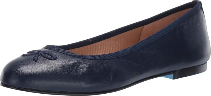 French Sole Nicky Hilton - Kathy Women's Shoes Navy : 6 M, Leather - Image 2
