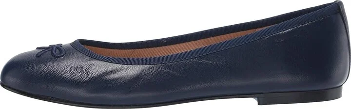 French Sole Nicky Hilton - Kathy Women's Shoes Navy : 6 M, Leather - Image 7