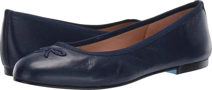 French Sole Nicky Hilton - Kathy Women's Shoes Navy : 6 M, Leather