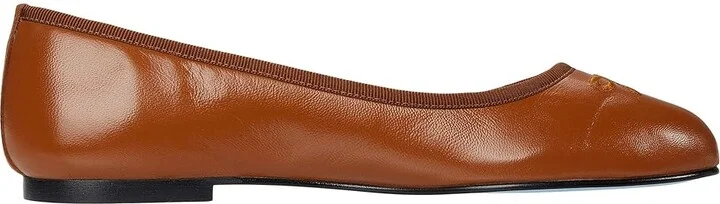 French Sole Nicky Hilton - Kathy Women's Shoes Praline Nappa : 6 M, Leather - Image 7
