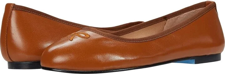 French Sole Nicky Hilton - Kathy Women's Shoes Praline Nappa : 6 M, Leather