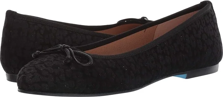French Sole Nicky Hilton- Paris Women's Shoes Black Suede/Cheetah : 6 M