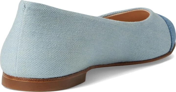 French Sole Nina Women's Shoes Denim : 9.5 M, Denim/Leather - Image 4