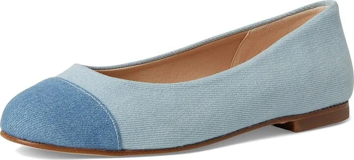 French Sole Nina Women's Shoes Denim : 9.5 M, Denim/Leather - Image 5