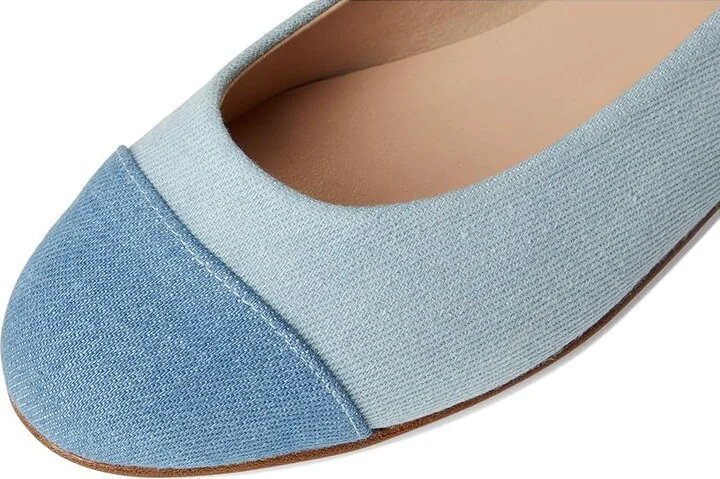 French Sole Nina Women's Shoes Denim : 9.5 M, Denim/Leather - Image 7