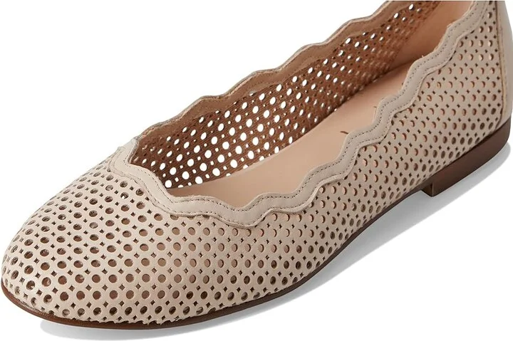 French Sole Nymph Women's Shoes Beige : 7.5 M, Leather - Image 7