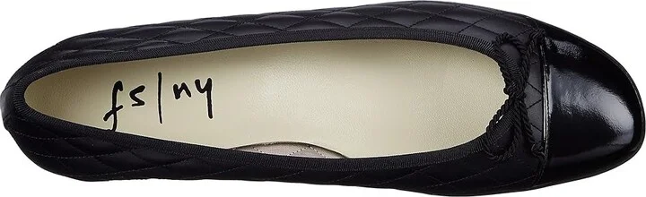 French Sole PassportR Flat Women's Dress Flat Shoes Black Patent/Black Leather : 6 M, Leather/Patent Leather - Image 3