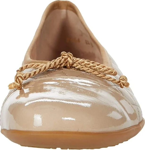 French Sole PassportR Flat Women's Dress Flat Shoes Latte Patent Leather : 6 M - Image 5