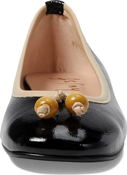 French Sole Rumba Women's Dress Flat Shoes Black : 6.5 M - Image 2
