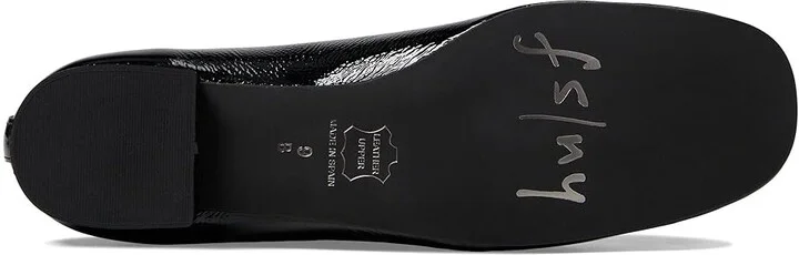 French Sole Rumba Women's Dress Flat Shoes Black : 6.5 M - Image 3
