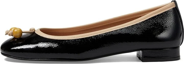French Sole Rumba Women's Dress Flat Shoes Black : 6.5 M - Image 5