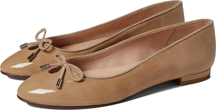 French Sole Sarah Women's Shoes Nude Patent : 6 M, Leather