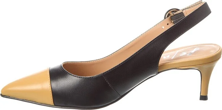 French Sole Skylar Leather Slingback Pump - Image 2