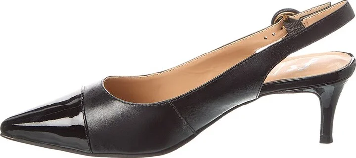 French Sole Skylar Leather Slingback Pump - Image 2