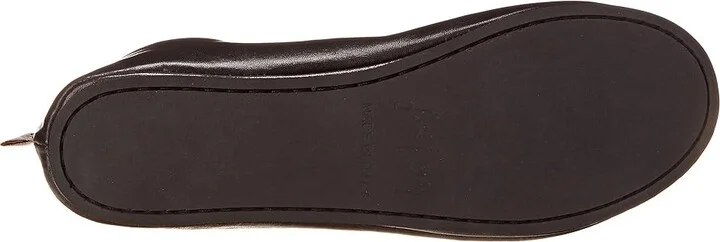 French Sole Sloop Women's Flat Shoes Black Nappa Leather : 6 M, Leather/Nappa - Image 4