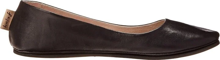 French Sole Sloop Women's Flat Shoes Black Nappa Leather : 6 M, Leather/Nappa - Image 8