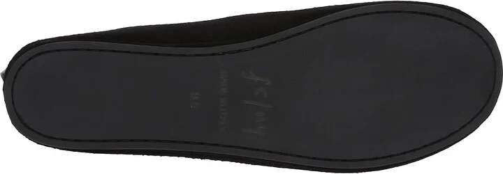 French Sole Sloop Women's Flat Shoes Black Suede : 6 M, Leather/Suede - Image 4