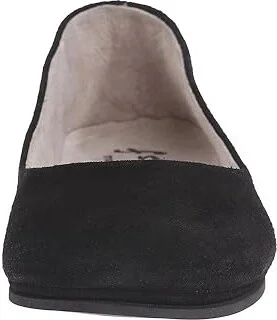 French Sole Sloop Women's Flat Shoes Black Suede : 6 M, Leather/Suede - Image 6