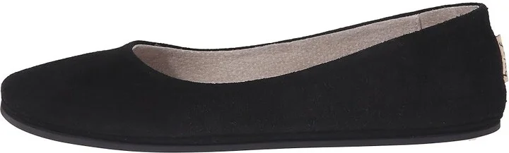 French Sole Sloop Women's Flat Shoes Black Suede : 6 M, Leather/Suede - Image 7