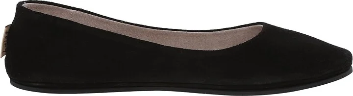 French Sole Sloop Women's Flat Shoes Black Suede : 6 M, Leather/Suede - Image 8
