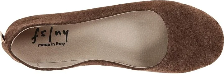 French Sole Sloop Women's Flat Shoes Chocolate Suede : 6 M, Leather/Suede - Image 3