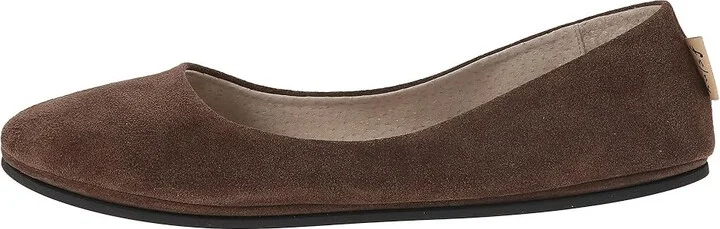French Sole Sloop Women's Flat Shoes Chocolate Suede : 6 M, Leather/Suede - Image 7