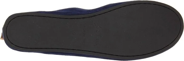 French Sole Sloop Women's Flat Shoes Navy Suede : 6 M, Leather/Suede - Image 4