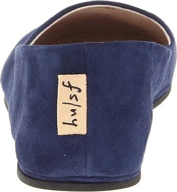 French Sole Sloop Women's Flat Shoes Navy Suede : 6 M, Leather/Suede - Image 5