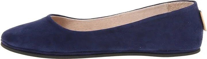 French Sole Sloop Women's Flat Shoes Navy Suede : 6 M, Leather/Suede - Image 7