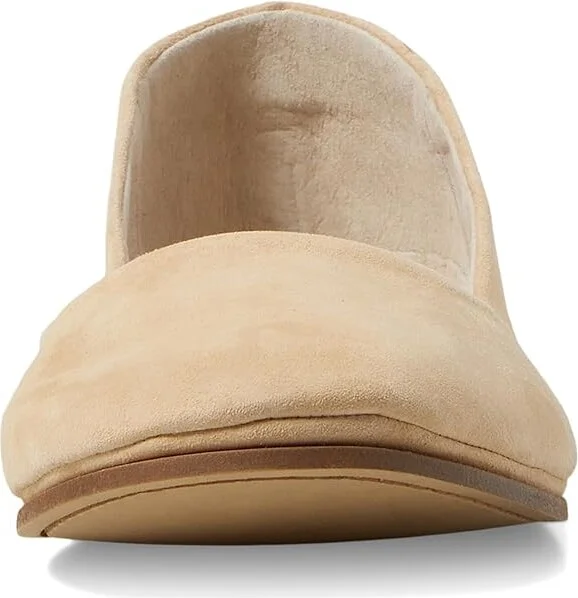 French Sole Sloop Women's Flat Shoes Nude : 7 M, Suede - Image 2